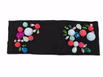P182023 new fashion stretch 100%cotton headbands with Small cotton ball and water drill small orna plain hair band for women
P182023 new fashion stretch 100%cotton headbands with Small cotton ball and water drill small orna plain hair band for women