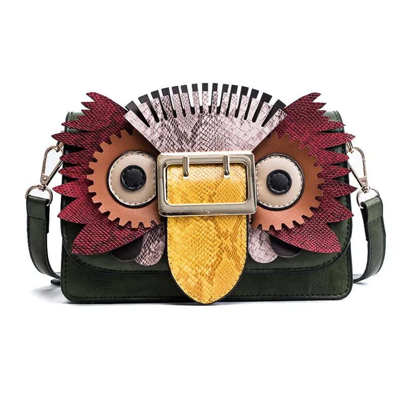 Fashion Brand Designer Ladies Bags Leather Stylish Owl Colorful Serpentine Pattern Crossbody Messenger Bags For Women Handbags 
Fashion Brand Designer Ladies Bags Leather Stylish Owl Colorful Serpentine Pattern Crossbody Messenger Bags For Women Handbags