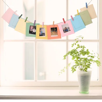 3" Photo Picture Wall Hang Frame 10 Colorful Tight Clip Clamp String Rope 3 in 1 for Fujifilm Instax Mini8 Mini9 Accessories
3" Photo Picture Wall Hang Frame 10 Colorful Tight Clip Clamp String Rope 3 in 1 for Fujifilm Instax Mini8 Mini9 Accessories