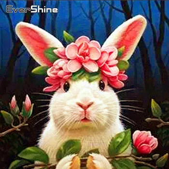 Evershine Diamond Painting Full Square New Arrival Rabbit Rhinestones Diamond Embroidery Animals Cross Stitch Kits Diamond Art 
Evershine Diamond Painting Full Square New Arrival Rabbit Rhinestones Diamond Embroidery Animals Cross Stitch Kits Diamond Art