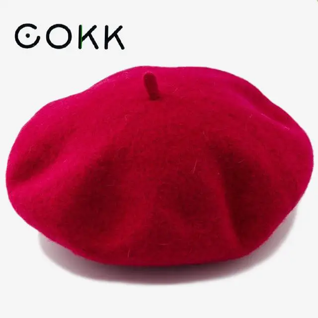 COKK Autumn Winter Hats For Girls Wool Berets Soft Warm Beret Painter Cap Kids Girls Beret Hat Caps Gorras Planas Good Quality
COKK Autumn Winter Hats For Girls Wool Berets Soft Warm Beret Painter Cap Kids Girls Beret Hat Caps Gorras Planas Good Quality