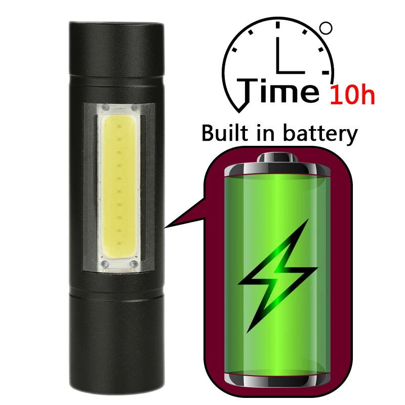 Z401518 litwod LED Flashlight Q5 & COB 2000LM Micro USB port lantern 3 Mode Torch waterproof Built-in battery light for Camping
Z401518 litwod LED Flashlight Q5 & COB 2000LM Micro USB port lantern 3 Mode Torch waterproof Built-in battery light for Camping