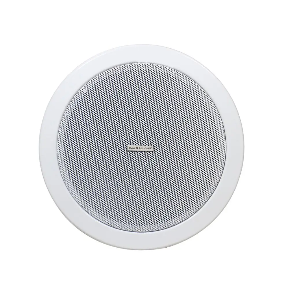 Pro Dante 6 inch 15 watt metal in ceiling speaker with RJ45 interface supporting 24VDC or PoE power supply
Pro Dante 6 inch 15 watt metal in ceiling speaker with RJ45 interface supporting 24VDC or PoE power supply