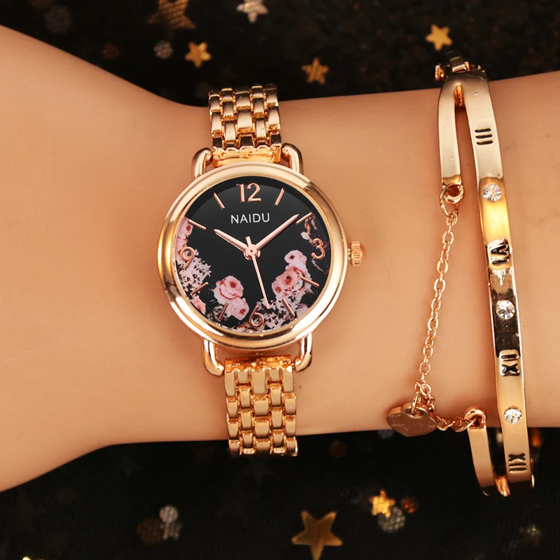 Fashion Casual Floral Pattern women watch luxury brand Stainless Steel lady watch relogio feminino erkek kol saati 2019 new
Fashion Casual Floral Pattern women watch luxury brand Stainless Steel lady watch relogio feminino erkek kol saati 2019 new