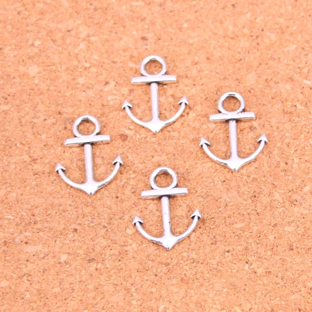 30pcs anchor sea Charms Metal Alloy Pendants for Necklace Bracelet Jewelry Making DIY Handmade 19*15mm | Украшения и аксессуары