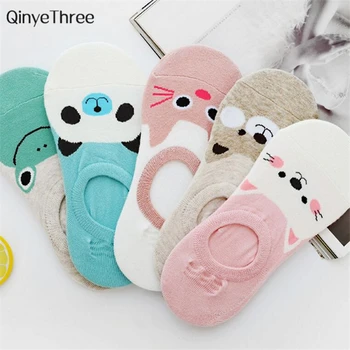 New Women Candy Color Sock Small Animal Cartoon Short 100% Cotton Boat Socks Breathable Casual Ladies Funny Sock Panda Bear Cat
New Women Candy Color Sock Small Animal Cartoon Short 100% Cotton Boat Socks Breathable Casual Ladies Funny Sock Panda Bear Cat
