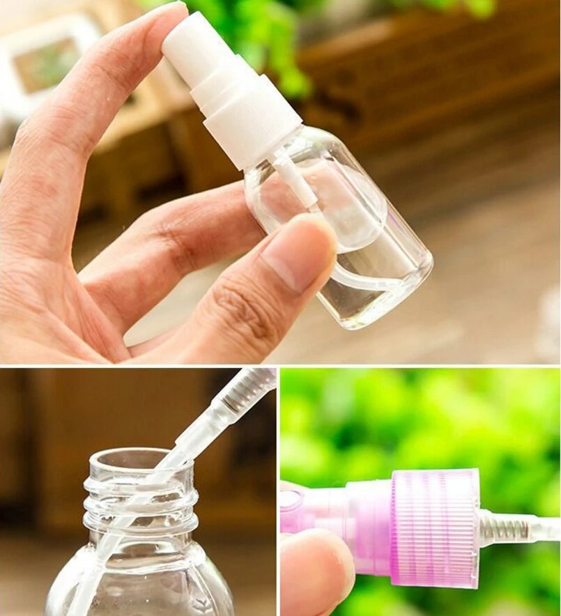 240pcs 30ml Atomizer Refillable Pump Spray Bottles Makeup Bottle Perfume Plastic Empty scent | Красота и здоровье