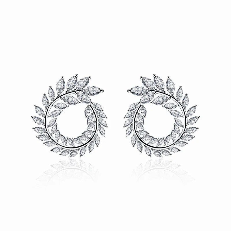 Brincos Perlas Women Crystal Earing Tree Leaf Circle Earrings For Women zk20 SJ111121
Brincos Perlas Women Crystal Earing Tree Leaf Circle Earrings For Women zk20 SJ111121