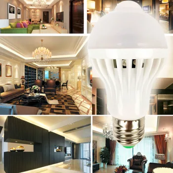 1pc E27 LED Lamp Bulb PIR Motion Sensor Light 220V 5W 7W 9W Auto PIR Infrared Body Lamp IL sensore di Movimento di Luce
1pc E27 LED Lamp Bulb PIR Motion Sensor Light 220V 5W 7W 9W Auto PIR Infrared Body Lamp IL sensore di Movimento di Luce