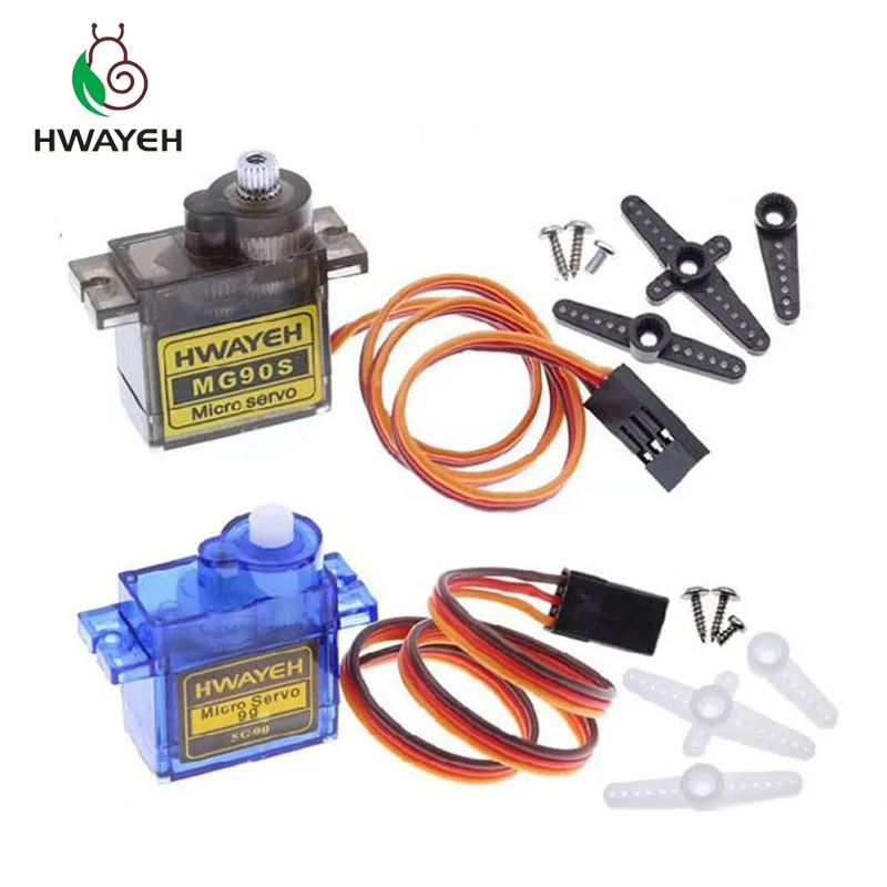 1PCS Rc Mini Micro 9g 1.6KG Servo SG90 MG90S for arduino RC 250 450 6CH For Helicopter Airplane Aeroplane Car Boat
1PCS Rc Mini Micro 9g 1.6KG Servo SG90 MG90S for arduino RC 250 450 6CH For Helicopter Airplane Aeroplane Car Boat