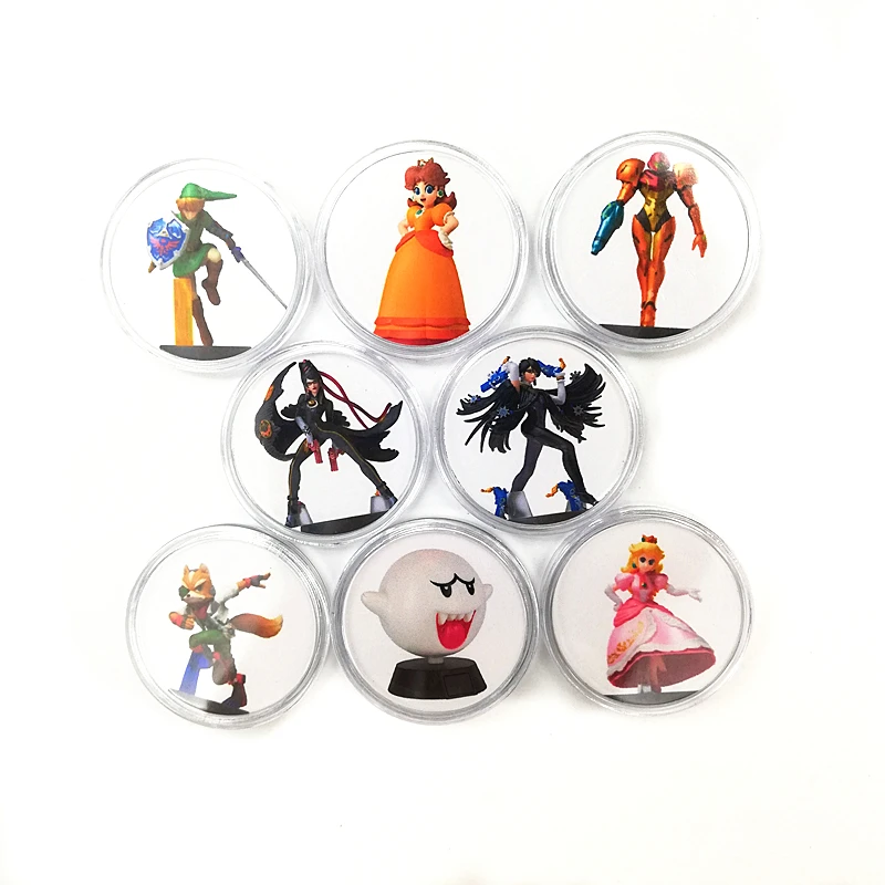 Быстрая доставка 8 шт./компл. Bayonetta 2 NFC карта Amiibo Коллекция игр бирка для монет NS