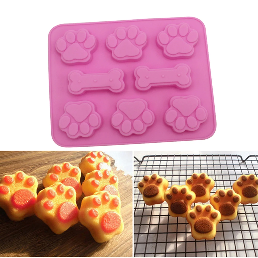 2-in-1 Creative Dog Bone pet cat Footprint Cake Molds Food Grade Silicone mould Chocolate cake Decorating Baking kitchen Tools
2-in-1 Creative Dog Bone pet cat Footprint Cake Molds Food Grade Silicone mould Chocolate cake Decorating Baking kitchen Tools