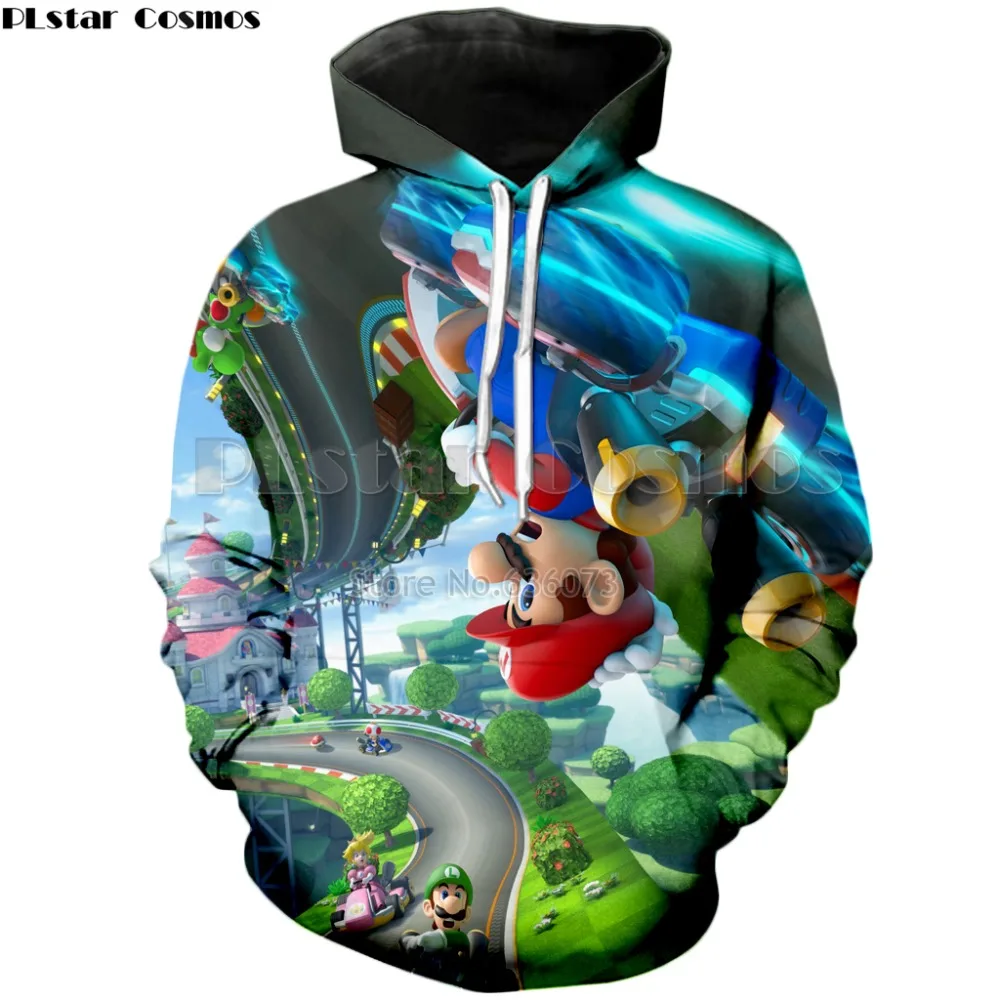PLstar Cosmos Drop shipping 2018 New style Fashion Hoodie mario kart 8 game 3d Print Men's Women's Hooded Sweatshirt YT-154
PLstar Cosmos Drop shipping 2018 New style Fashion Hoodie mario kart 8 game 3d Print Men's Women's Hooded Sweatshirt YT-154