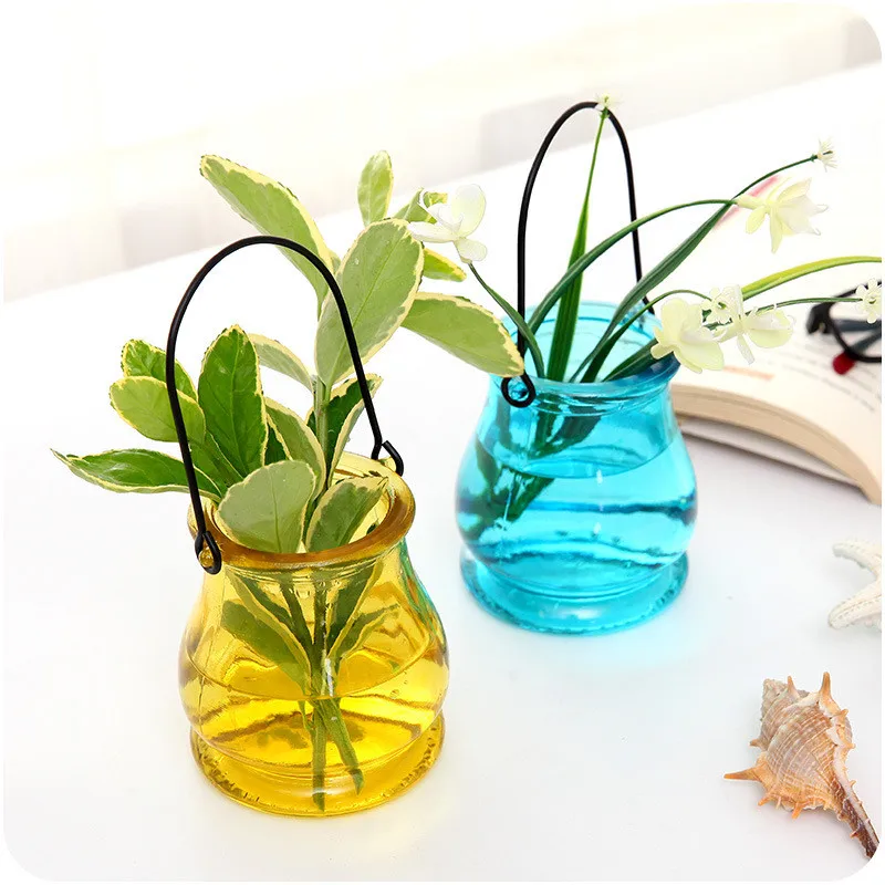 Thick Colorful Glass Vase Office Decor Creative Hydroponic Bottle Household Decoration Transparent Micro-landscape Vase
Thick Colorful Glass Vase Office Decor Creative Hydroponic Bottle Household Decoration Transparent Micro-landscape Vase