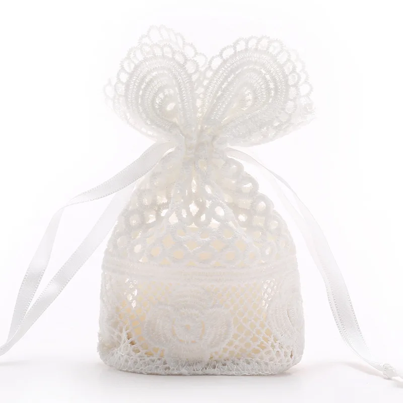 White Color Round Bottom Cloth Drawstring Wave Lace Bag for DIY Sundries Craft Pouch Gift Candy Bag Wedding Party Decor Bag
White Color Round Bottom Cloth Drawstring Wave Lace Bag for DIY Sundries Craft Pouch Gift Candy Bag Wedding Party Decor Bag