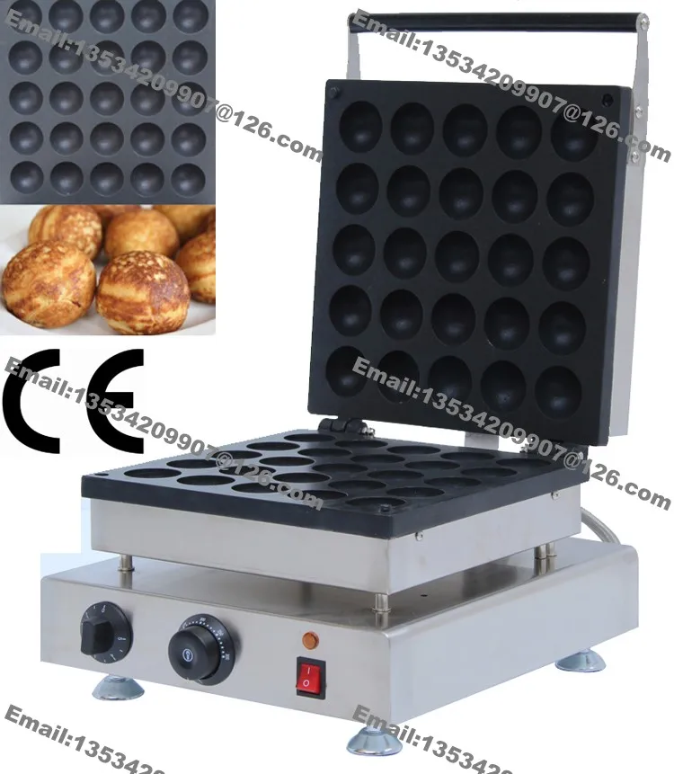 25pcs Commercial Use Non-stick 110v 220v Electric 5cm Doughnut Balls Machine Maker Baker Iron
25pcs Commercial Use Non-stick 110v 220v Electric 5cm Doughnut Balls Machine Maker Baker Iron