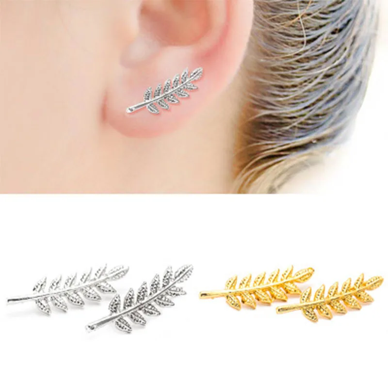 New Vintage Gold Sliver Black Plate Leaf Stud Earrings For Women Fashion Bohemian Small Ear Stud Earrings Brincos Bijoux WD235
New Vintage Gold Sliver Black Plate Leaf Stud Earrings For Women Fashion Bohemian Small Ear Stud Earrings Brincos Bijoux WD235
