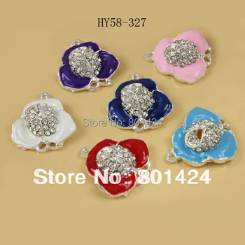 free shipping 58-327 5pcs jewelry finding enamel zinc alloy flower rhinestone connector floating charm
free shipping 58-327 5pcs jewelry finding enamel zinc alloy flower rhinestone connector floating charm
