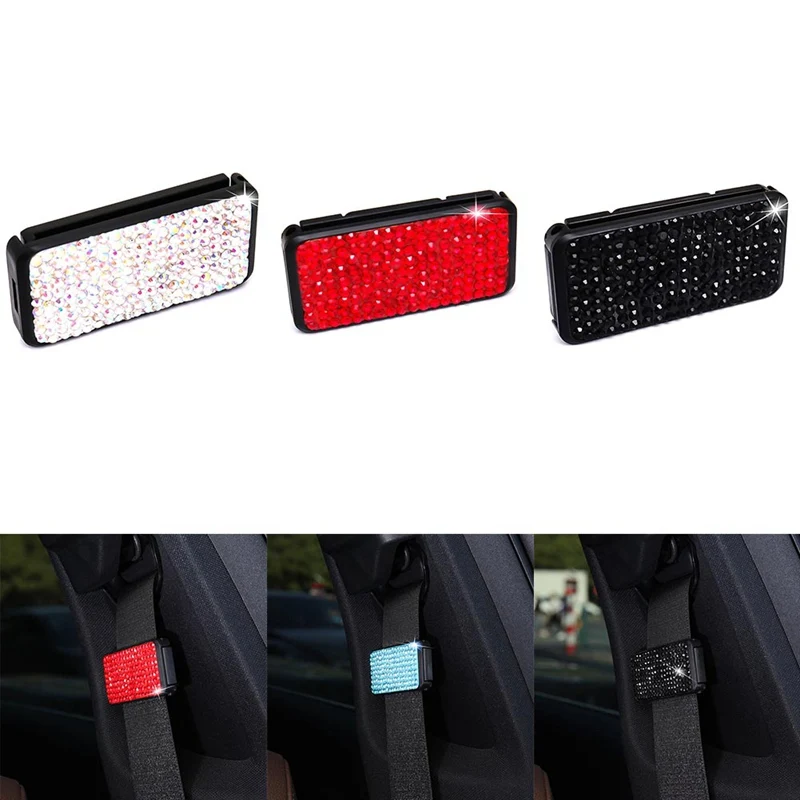 Universal Car Safety Belt Clip Vehicle Adjustable Seat Belts Holder Stopper Buckle Clamp Rhinestone Adjuster Clips
Universal Car Safety Belt Clip Vehicle Adjustable Seat Belts Holder Stopper Buckle Clamp Rhinestone Adjuster Clips