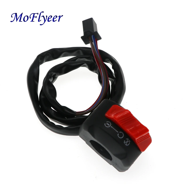 MoFlyeer Motorbike Handlebar Mount Push Button Start Kill ON OFF Headlight Fog Light Switch 12V Motorcycle Switches
MoFlyeer Motorbike Handlebar Mount Push Button Start Kill ON OFF Headlight Fog Light Switch 12V Motorcycle Switches