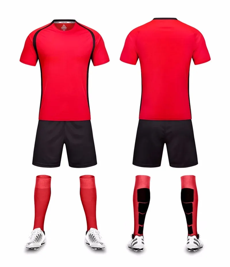 2018 New Men Sport Football Soccer Jerseys Uniforms futbol Training suit Breathable Short jersey set shirts Pants DIY Customized 2018 New Men Sport Football Soccer Jerseys Uniforms futbol Training suit Breathable Short jersey set shirts Pants DIY Customized