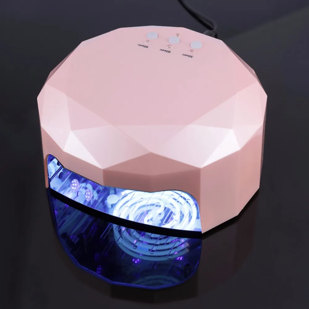 LED Nail Lamp Nail Dryer Diamond Shaped 48W Long LIife LED CCFL Curing Nail Tools for UV Gel Nail Polish Art Tools
LED Nail Lamp Nail Dryer Diamond Shaped 48W Long LIife LED CCFL Curing Nail Tools for UV Gel Nail Polish Art Tools