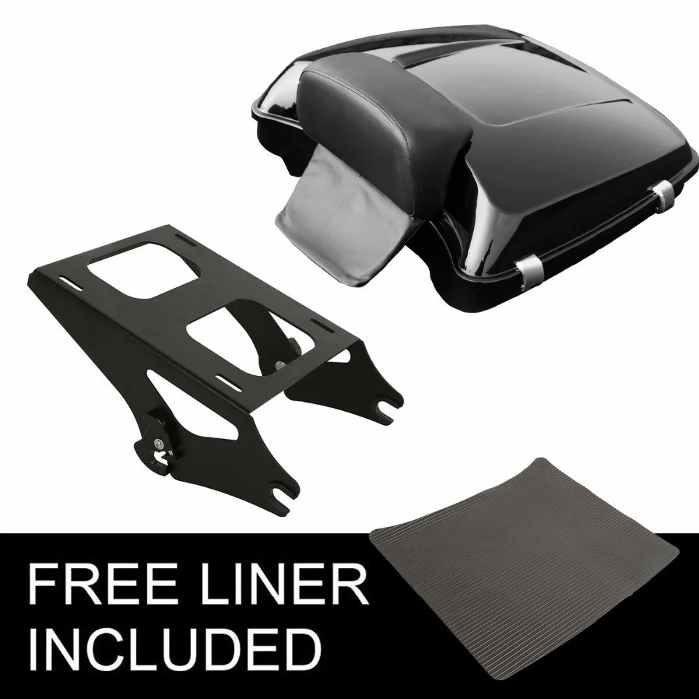 Motorcycle Razor Pack Backrest +Mounting Rack For Harley Tour Pak Touring Road King Street Glide Road Electra Glide 2014-2019
Motorcycle Razor Pack Backrest +Mounting Rack For Harley Tour Pak Touring Road King Street Glide Road Electra Glide 2014-2019