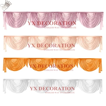 Cheap Ice Silk Swag Drapery For Backdrop Curtain Table Skirt Wedding Event Decoration
Cheap Ice Silk Swag Drapery For Backdrop Curtain Table Skirt Wedding Event Decoration