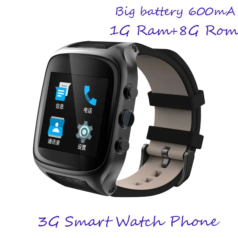 Premium Version 1G RAM 8G ROM 3G Smart Watch Phone with Android V5.1 SIM-Card Support WIFI GPS Heart Rate 320*320 720P Camera
Premium Version 1G RAM 8G ROM 3G Smart Watch Phone with Android V5.1 SIM-Card Support WIFI GPS Heart Rate 320*320 720P Camera