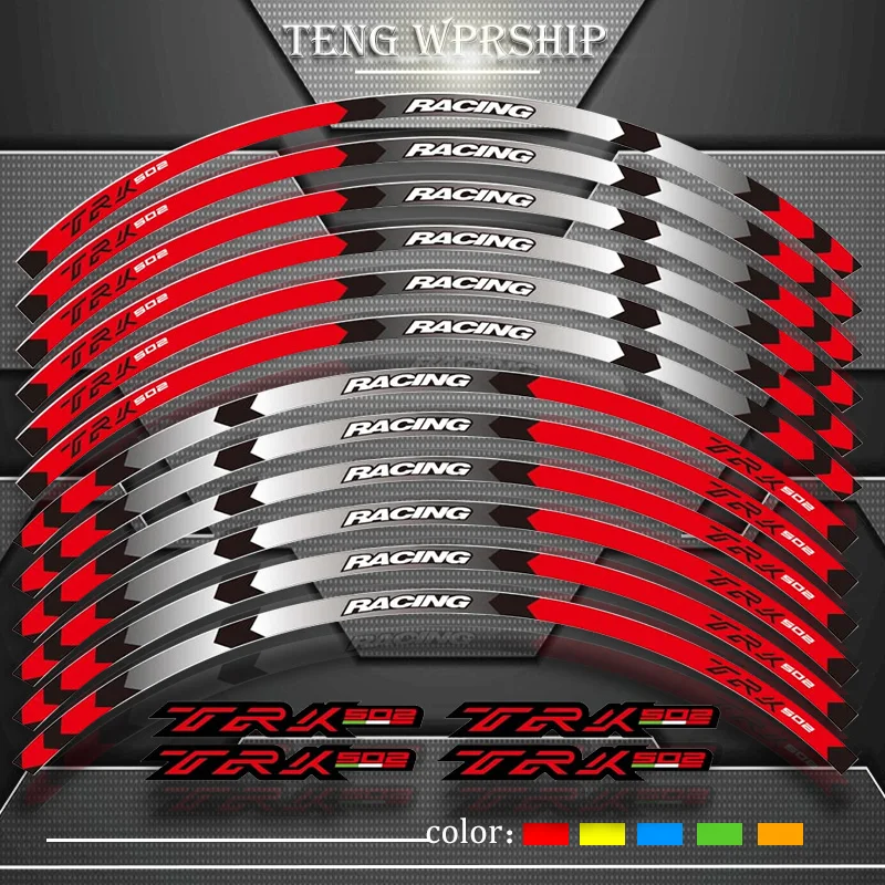 New Motorcycle front&Rear Edge Outer Rim Sticker Wheel Decals Reflective waterproof stickers For Benelli TRK 502
New Motorcycle front&Rear Edge Outer Rim Sticker Wheel Decals Reflective waterproof stickers For Benelli TRK 502
