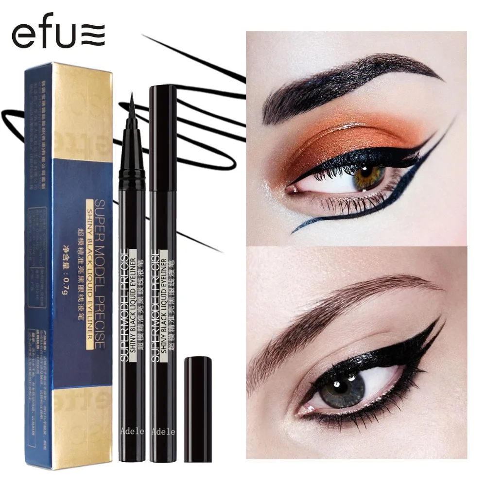 Super Model Precise Shiny Black Liquid Eyeliner Waterproof Long-Lasting Eye liner Eyes Makeup Brand EFU #7224
Super Model Precise Shiny Black Liquid Eyeliner Waterproof Long-Lasting Eye liner Eyes Makeup Brand EFU #7224