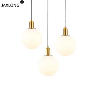 Nordic style LED Pendant light Bedroom bedside Glass Ball lustre Decoration hanglamp light fixture loft Simple Pendant lamp
Nordic style LED Pendant light Bedroom bedside Glass Ball lustre Decoration hanglamp light fixture loft Simple Pendant lamp