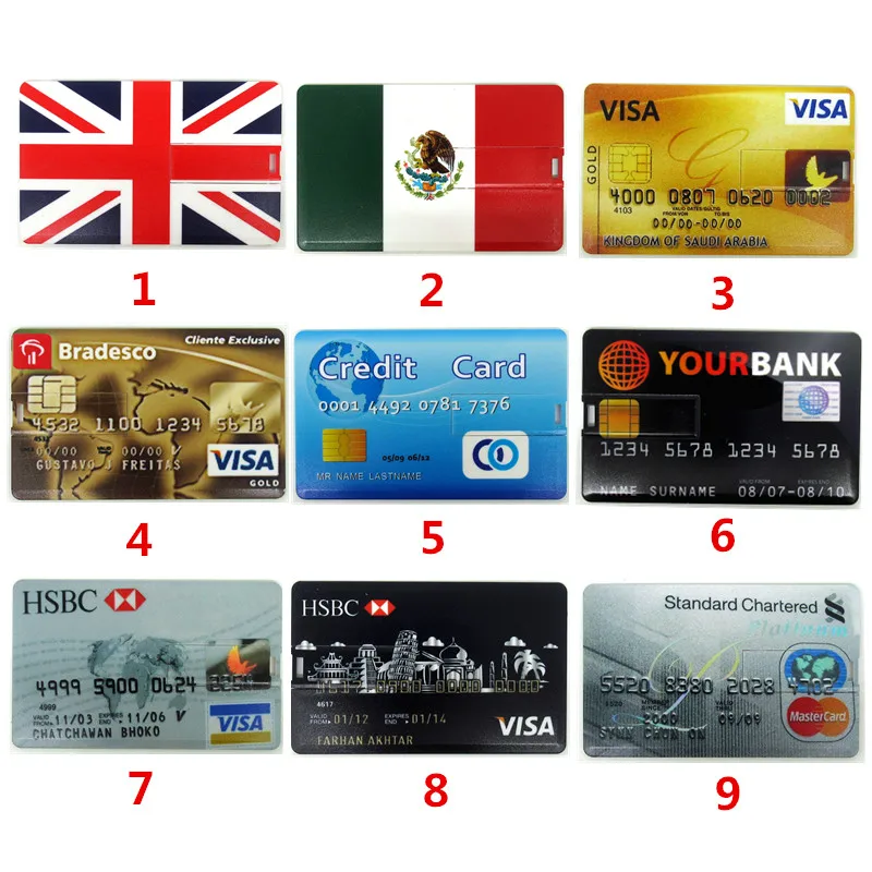all kinds of bank credit card shaped usb flash drive disk memory stick Pen drive personalized pendrive gift 4gb 8gb 16gb 32gb
all kinds of bank credit card shaped usb flash drive disk memory stick Pen drive personalized pendrive gift 4gb 8gb 16gb 32gb