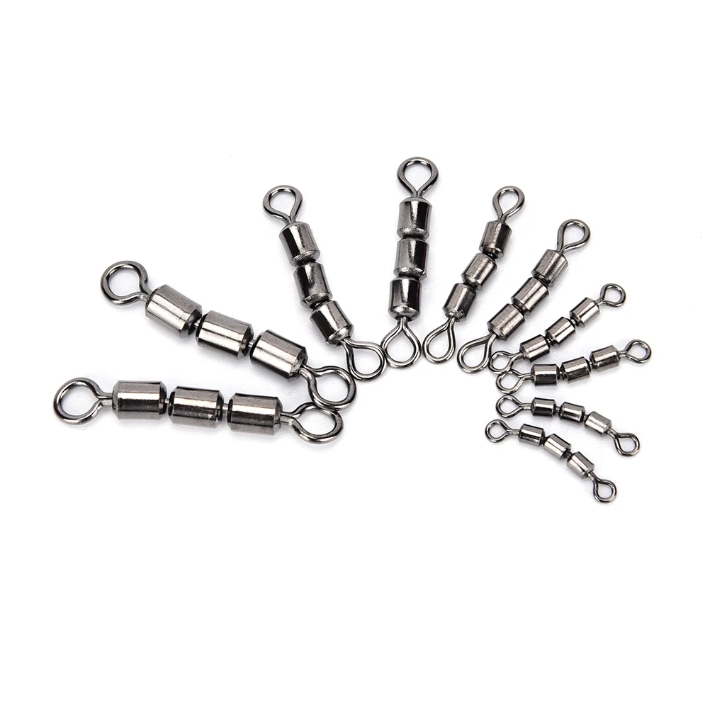20PCS High Speed strength Fishing triple Rolling Swivel Barrel Connector Size2 4 6 8 10 Fishing Tackle Accessories
20PCS High Speed strength Fishing triple Rolling Swivel Barrel Connector Size2 4 6 8 10 Fishing Tackle Accessories