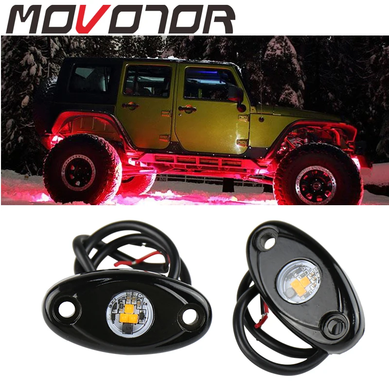 2Pcs/Lot Single Color Rock Lights Led Daytim Running Lights Bright and rugged Lights for Wide Application Boats Auto Car
2Pcs/Lot Single Color Rock Lights Led Daytim Running Lights Bright and rugged Lights for Wide Application Boats Auto Car