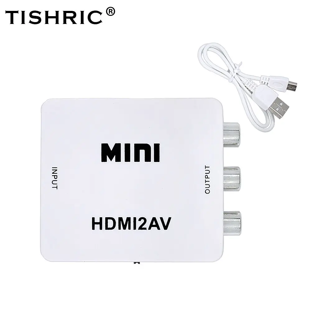 TISHRIC NEW Mini HDMI2AV HDMI to AV Scaler Composite HD Video Converter Adapter Box For TV Computer Component Cable HDMI RCA AV
TISHRIC NEW Mini HDMI2AV HDMI to AV Scaler Composite HD Video Converter Adapter Box For TV Computer Component Cable HDMI RCA AV