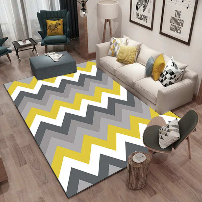 European Style Rug Geometric Print Anti-Slip Carpet for Living Room Bedroom Floor Mat 6mm Thickness Multiple Size Home Decor
European Style Rug Geometric Print Anti-Slip Carpet for Living Room Bedroom Floor Mat 6mm Thickness Multiple Size Home Decor