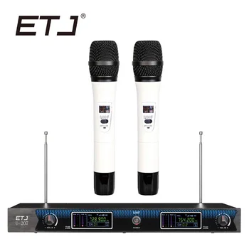 ETJ Wireless Microphone with Screen 50M Distance 2 Channel Handheld Mic System Karaoke Wireless Microphone U-207
ETJ Wireless Microphone with Screen 50M Distance 2 Channel Handheld Mic System Karaoke Wireless Microphone U-207