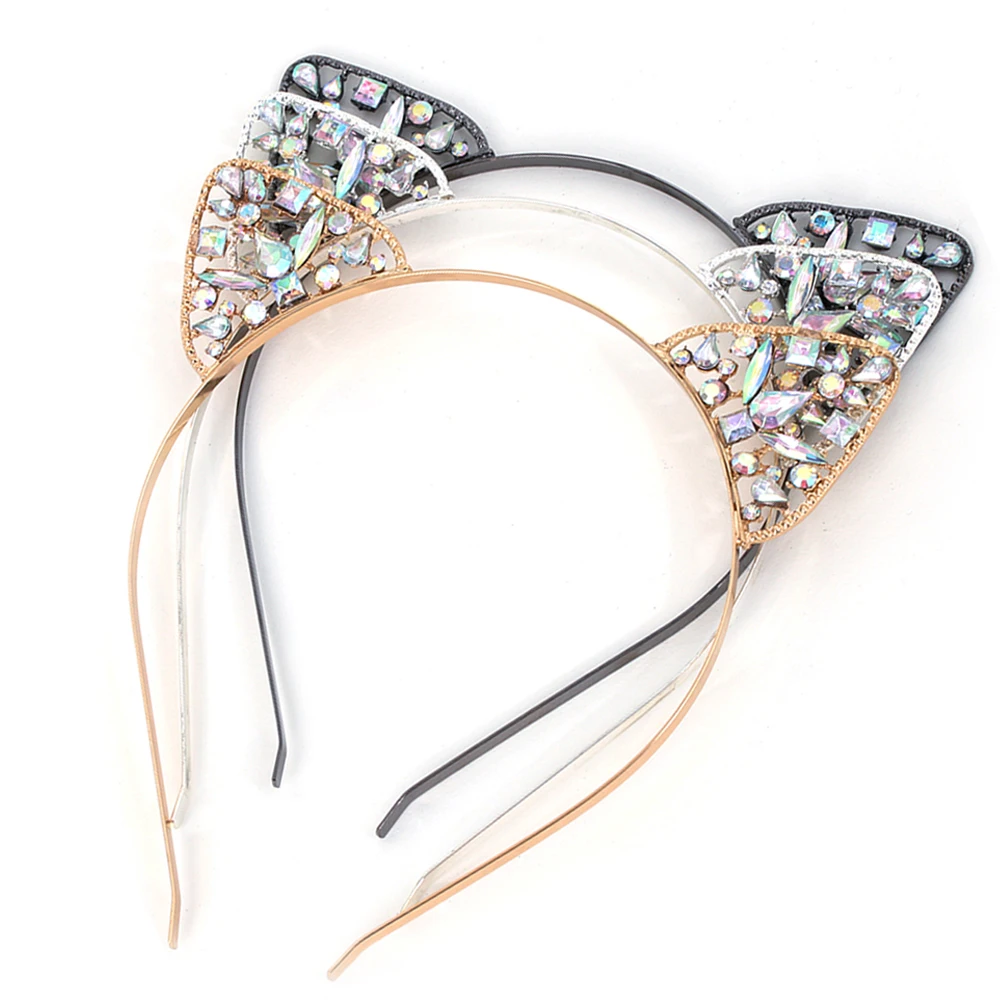 1Pcs Women Girls Hair Hoop Glitter Crystal Metal Rhinestone Cat Ear Headband Hairband Costume Party Hair Band Accessories Gifts
1Pcs Women Girls Hair Hoop Glitter Crystal Metal Rhinestone Cat Ear Headband Hairband Costume Party Hair Band Accessories Gifts