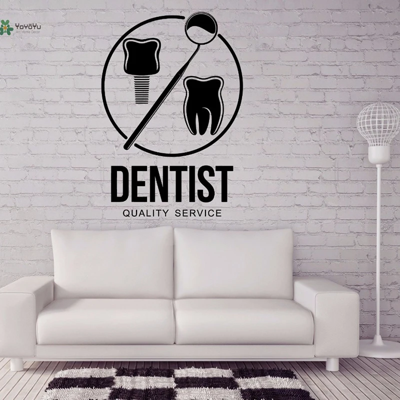 YOYOYU Vinyl Wall Decal Dental Clinic Oral Poster wall decor "Dentist Quality Service" Room Decoration wall Sticker FD132
YOYOYU Vinyl Wall Decal Dental Clinic Oral Poster wall decor "Dentist Quality Service" Room Decoration wall Sticker FD132