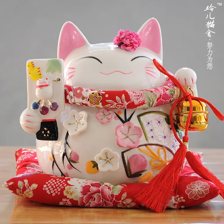 Lucky Cat ornaments large ceramic piggy bank opened a wedding gift promotion season wealth makes special offer
Lucky Cat ornaments large ceramic piggy bank opened a wedding gift promotion season wealth makes special offer