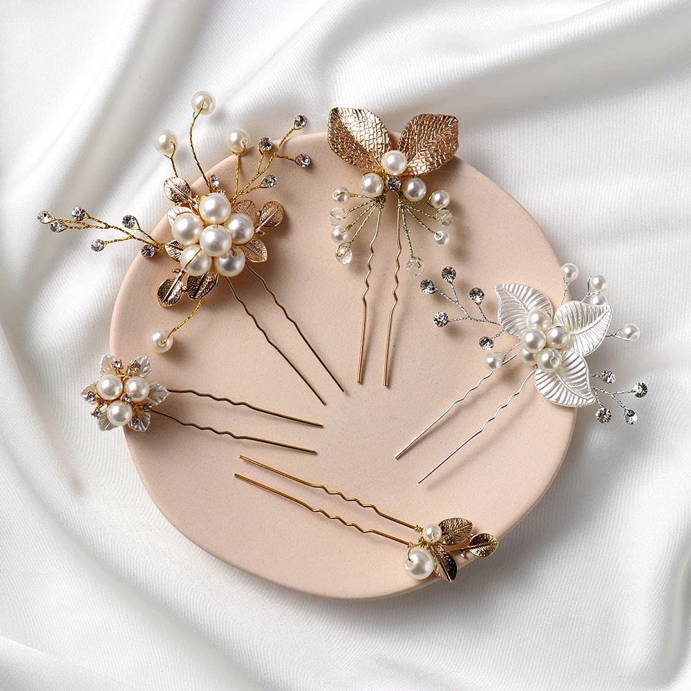 Metal Gold Silver Prom Bride Hair Jewelry Pearl Hair Pins Luxury Crystal Rhinestones Hair Sticks For Women Girls Flower Design
Metal Gold Silver Prom Bride Hair Jewelry Pearl Hair Pins Luxury Crystal Rhinestones Hair Sticks For Women Girls Flower Design