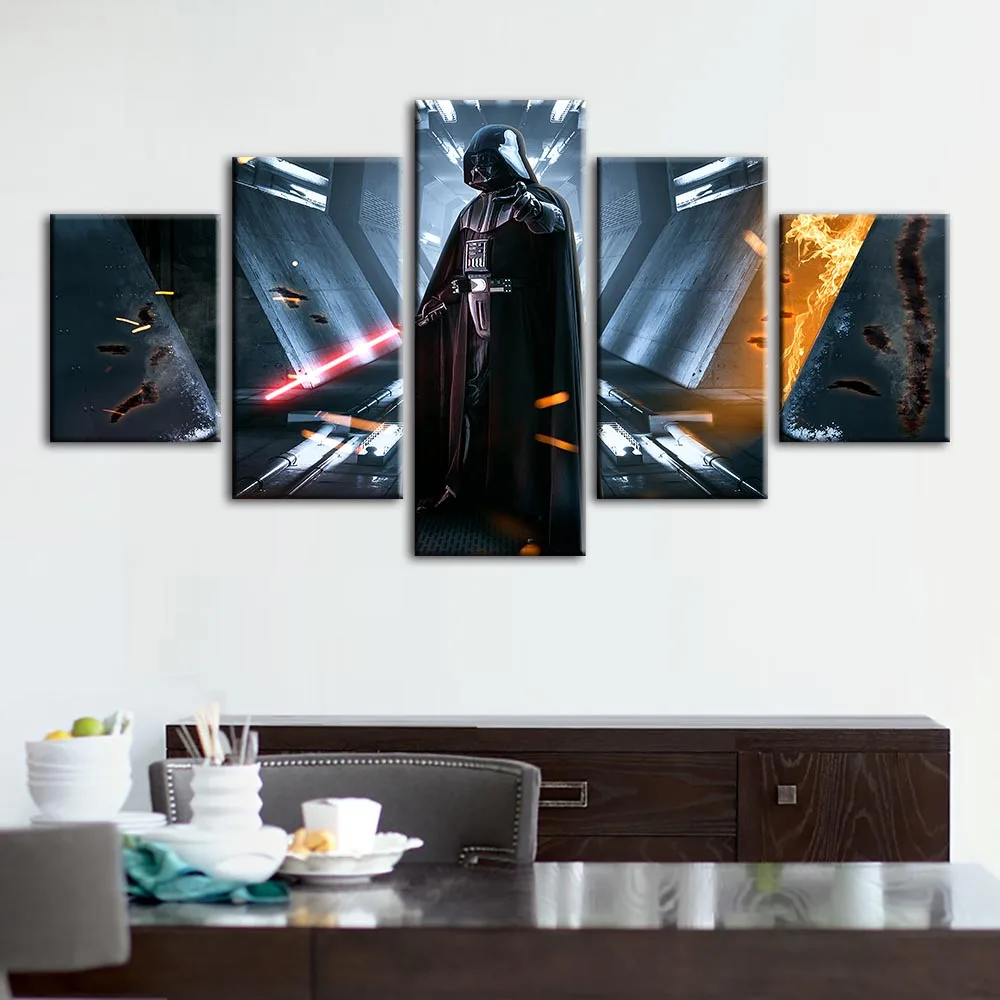 Home Decoration Canvas Painting Pictures 5 Pcs Star Wars Wall Artwork Printed Modern Modular Poster For Living Room Framework
Home Decoration Canvas Painting Pictures 5 Pcs Star Wars Wall Artwork Printed Modern Modular Poster For Living Room Framework