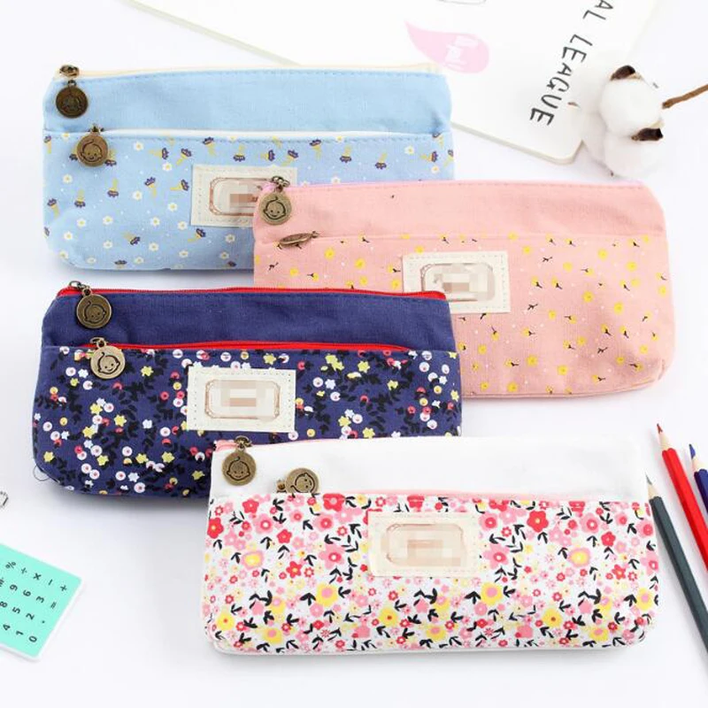 Large-Capacity Canvas Pencil Case Floral Multi-Function Pencil Case Double Zipper Pencil Case Student Office Stationery Bag
Large-Capacity Canvas Pencil Case Floral Multi-Function Pencil Case Double Zipper Pencil Case Student Office Stationery Bag