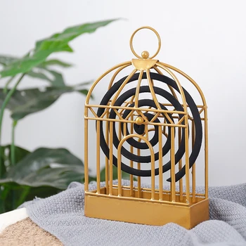 Metal Mosquito Rack Portable Birdcage Standing Mosquito Repellent Incense Organizer Container Creative Repellent Incense Holder
Metal Mosquito Rack Portable Birdcage Standing Mosquito Repellent Incense Organizer Container Creative Repellent Incense Holder