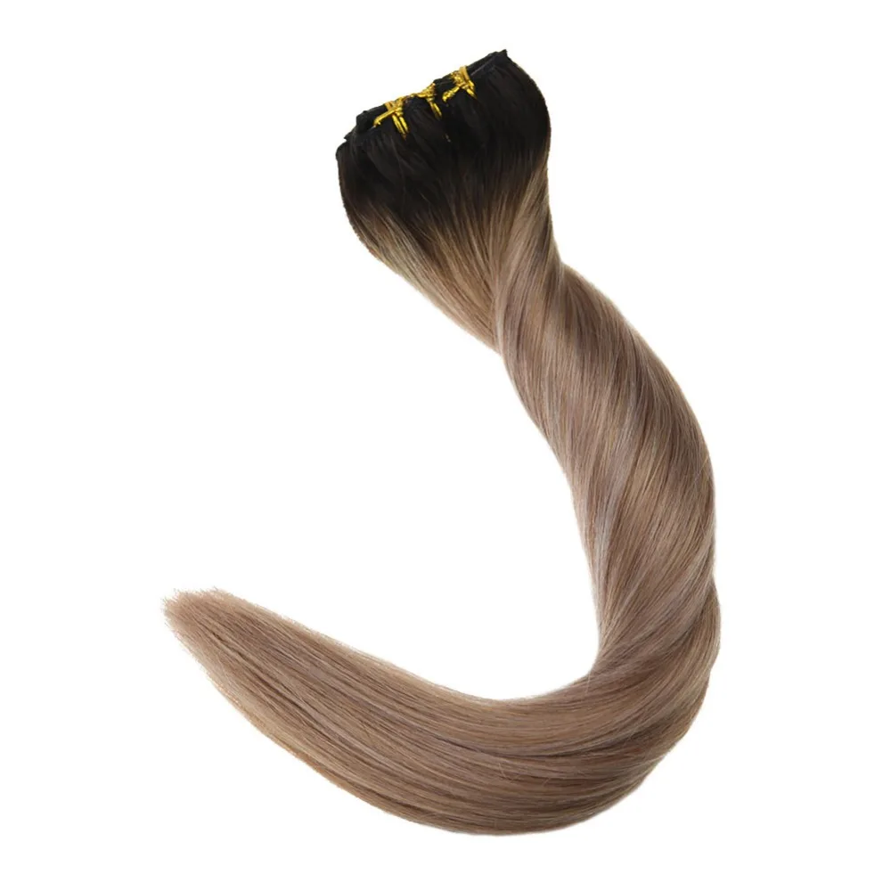 Lowest Price Ever!!! Full Shine Remy Clip in Balayage Hair Extensions 7Pcs 100g Color #1B/12/18 Hair Extensions Clips In Hair
Lowest Price Ever!!! Full Shine Remy Clip in Balayage Hair Extensions 7Pcs 100g Color #1B/12/18 Hair Extensions Clips In Hair