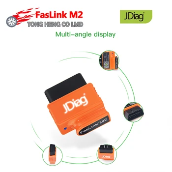 JDiag FasLink M2 OBD2 Code Reader OBD Scanne Phone Bluetooth 4.0 Diagnostic Tool PK OBDLINK for iPhone Android
JDiag FasLink M2 OBD2 Code Reader OBD Scanne Phone Bluetooth 4.0 Diagnostic Tool PK OBDLINK for iPhone Android
