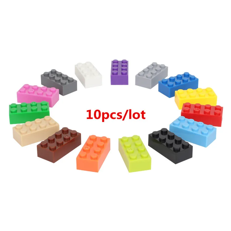 10pcs/lot 2*4 DIY Building Block Thick Bricks Compatible with Legoe Educational Toy Multicolor Gift for Children
10pcs/lot 2*4 DIY Building Block Thick Bricks Compatible with Legoe Educational Toy Multicolor Gift for Children