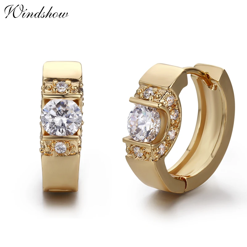 Rond AAA CZ Cirlce Loop Huggies Small Hoop Earrings For Women Anti-Allergic Yellow Gold Color Jewelry Aros oorbellen orecchini
Rond AAA CZ Cirlce Loop Huggies Small Hoop Earrings For Women Anti-Allergic Yellow Gold Color Jewelry Aros oorbellen orecchini