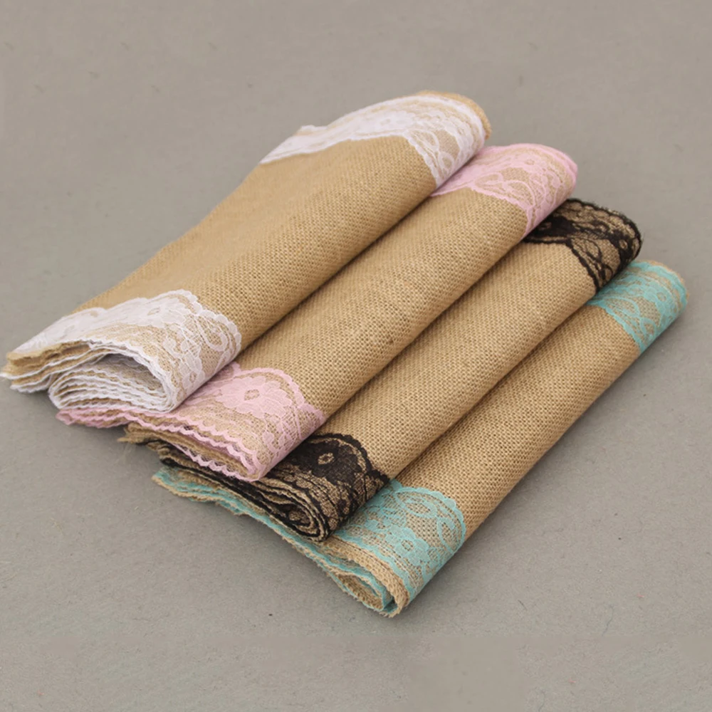 SR862 30x275cm Vintage Burlap Lace Hessian Table Runner Natural Jute Country Party Wedding Decoration
SR862 30x275cm Vintage Burlap Lace Hessian Table Runner Natural Jute Country Party Wedding Decoration